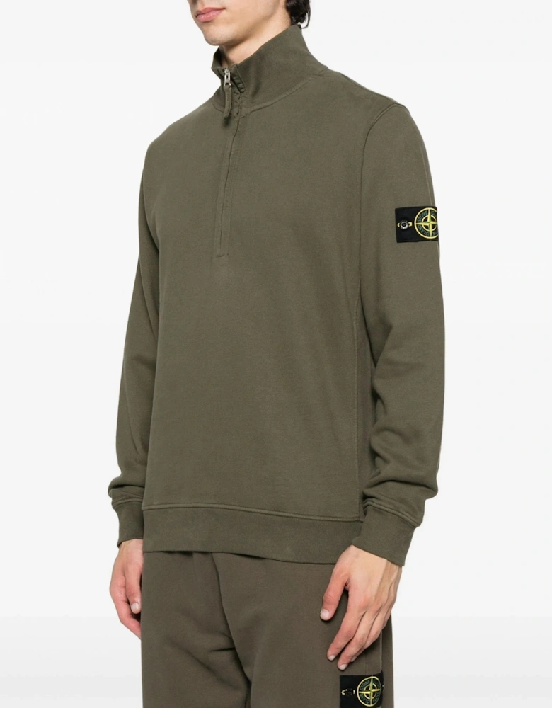 Quarter Zip Sweater Khaki