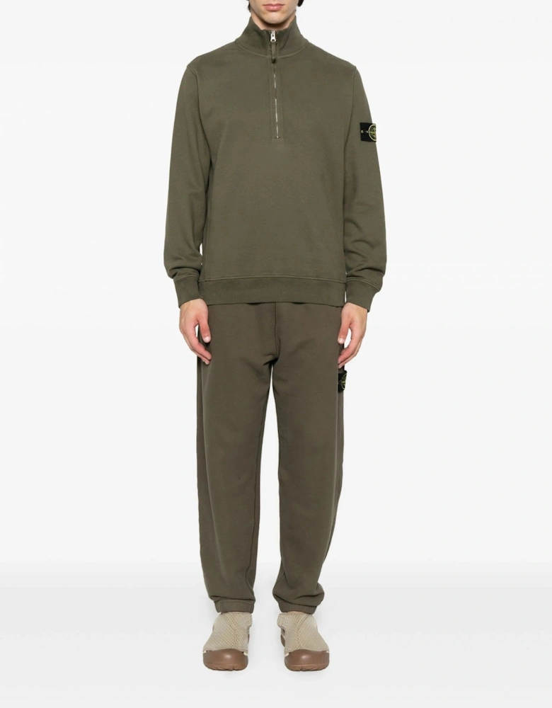 Quarter Zip Sweater Khaki