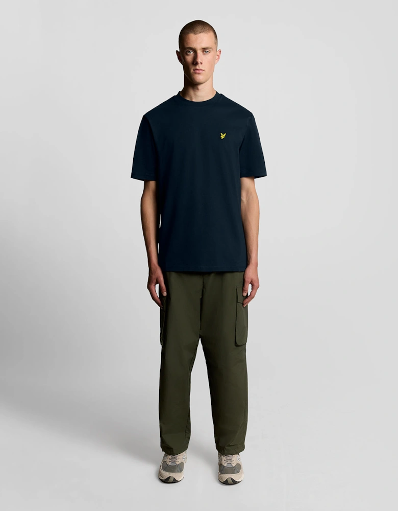 Oversized Cotton Crew Neck T-Shirt