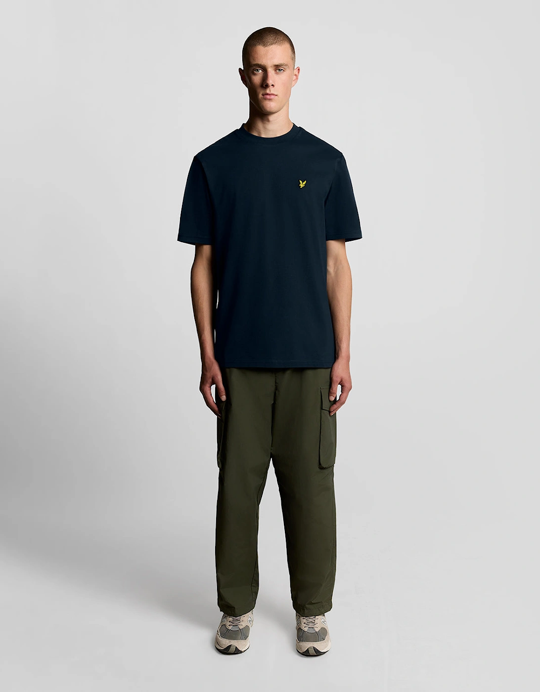 Oversized Cotton Crew Neck T-Shirt