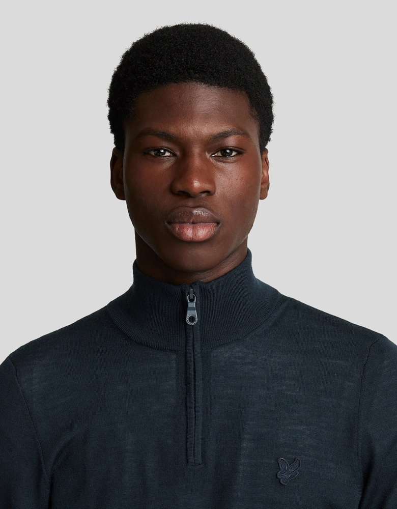 Merino Wool 1/4 Zip Jumper