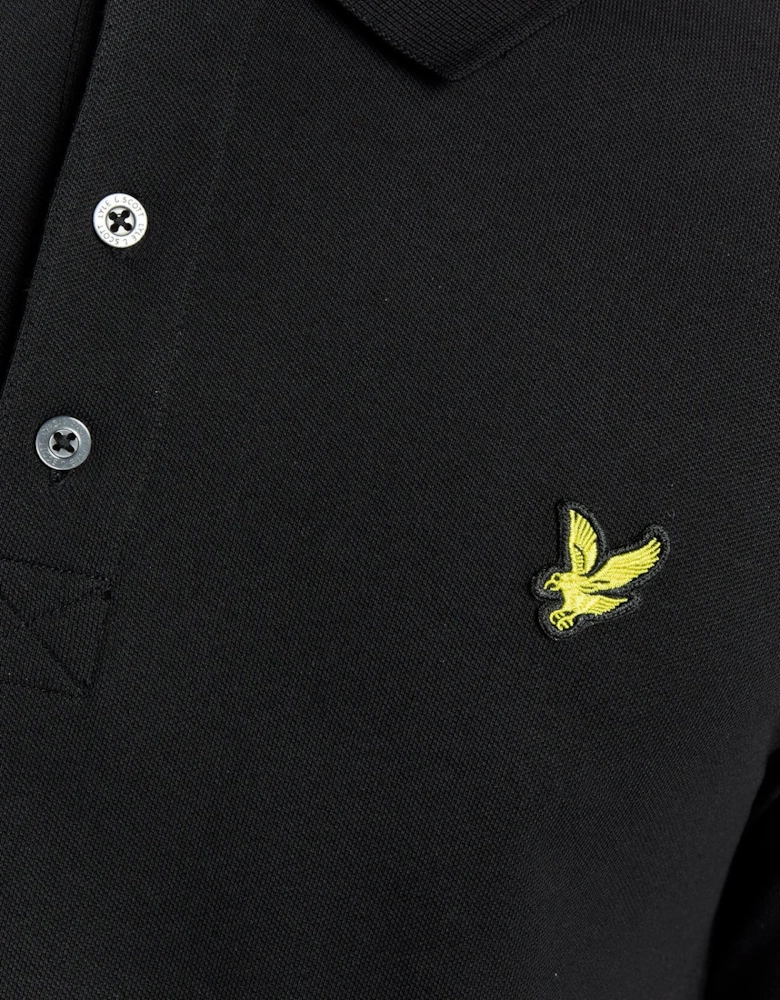 Long Sleeve Cotton Polo Shirt