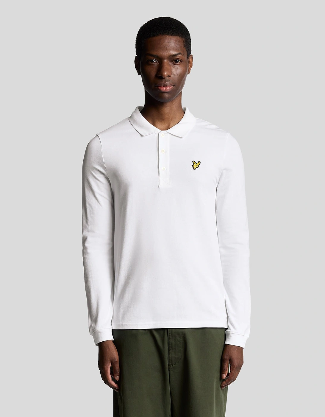 Long Sleeve Cotton Polo Shirt, 7 of 6