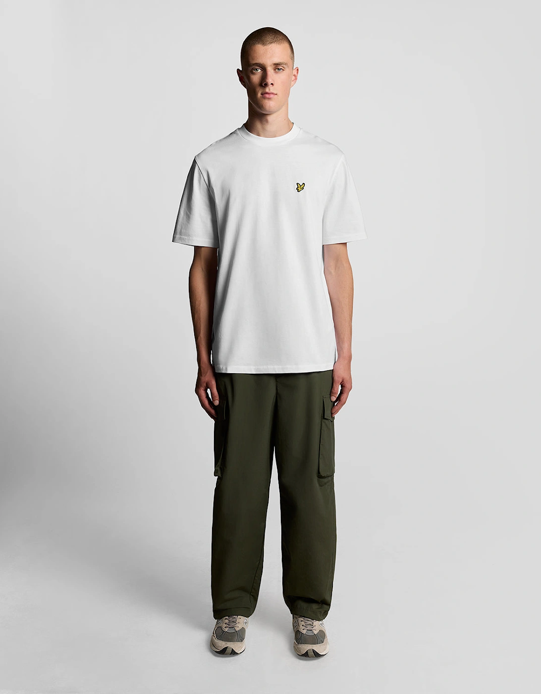 Oversized Cotton Crew Neck T-Shirt