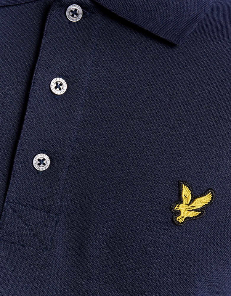Long Sleeve Cotton Polo Shirt
