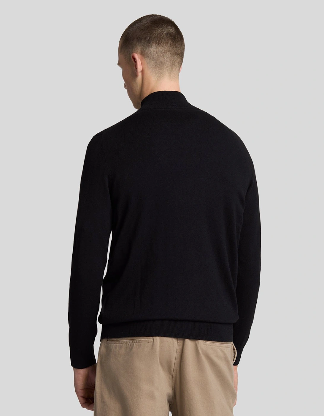 Cotton Merino 1/4 Zip Jumper