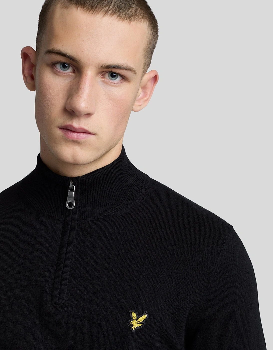 Cotton Merino 1/4 Zip Jumper
