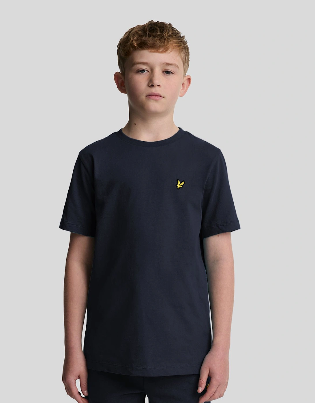Lyle And Scott Boy's Cotton T-Shirt - Navy - Size, 14 Years/15 Years