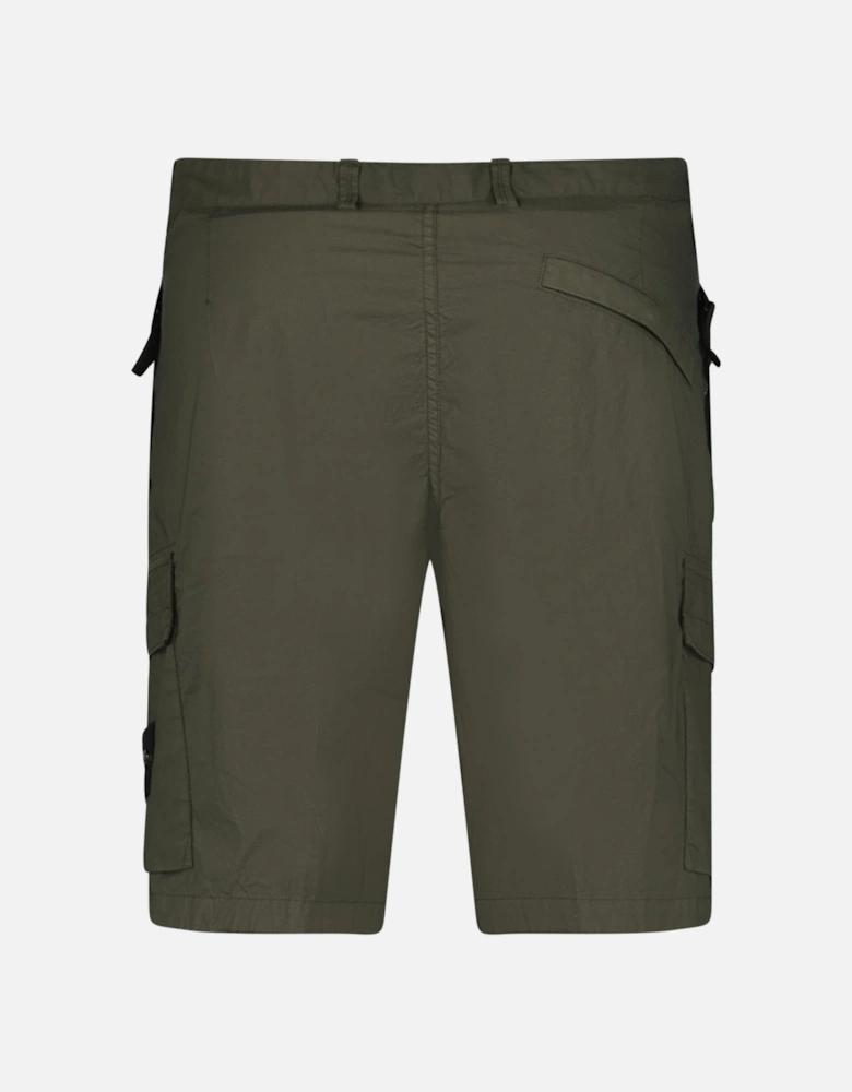 Cotton Cargo Shorts Military Green