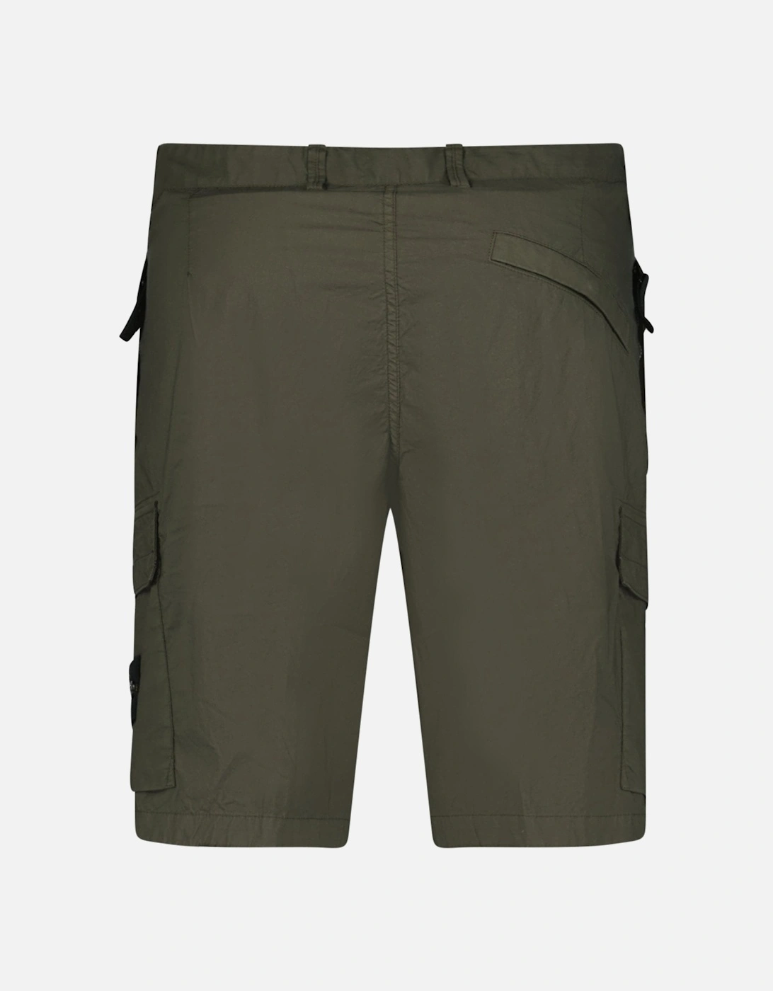 Cotton Cargo Shorts Military Green
