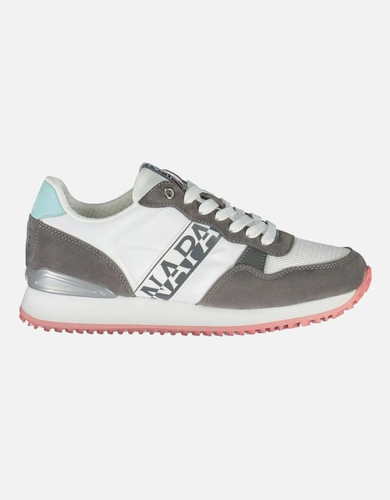 Contemporary Sports Sneakers with Contrasting Details Women - White
