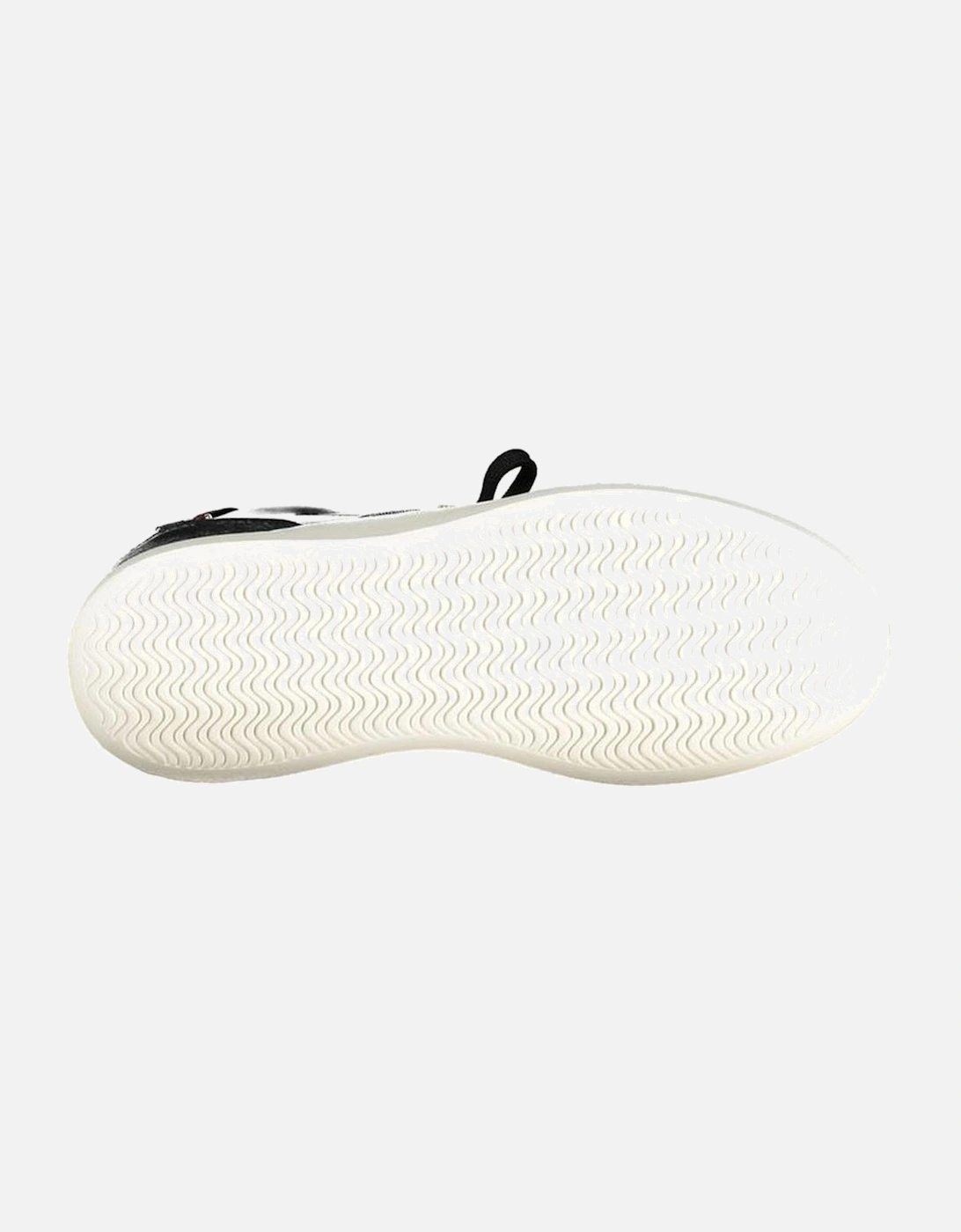 Chic Athletic Sneakers with Contrasting Details Women - Black