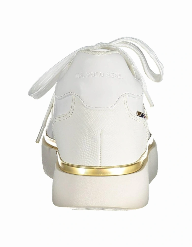 Pristine Lace-Up Sports Sneakers Women - White