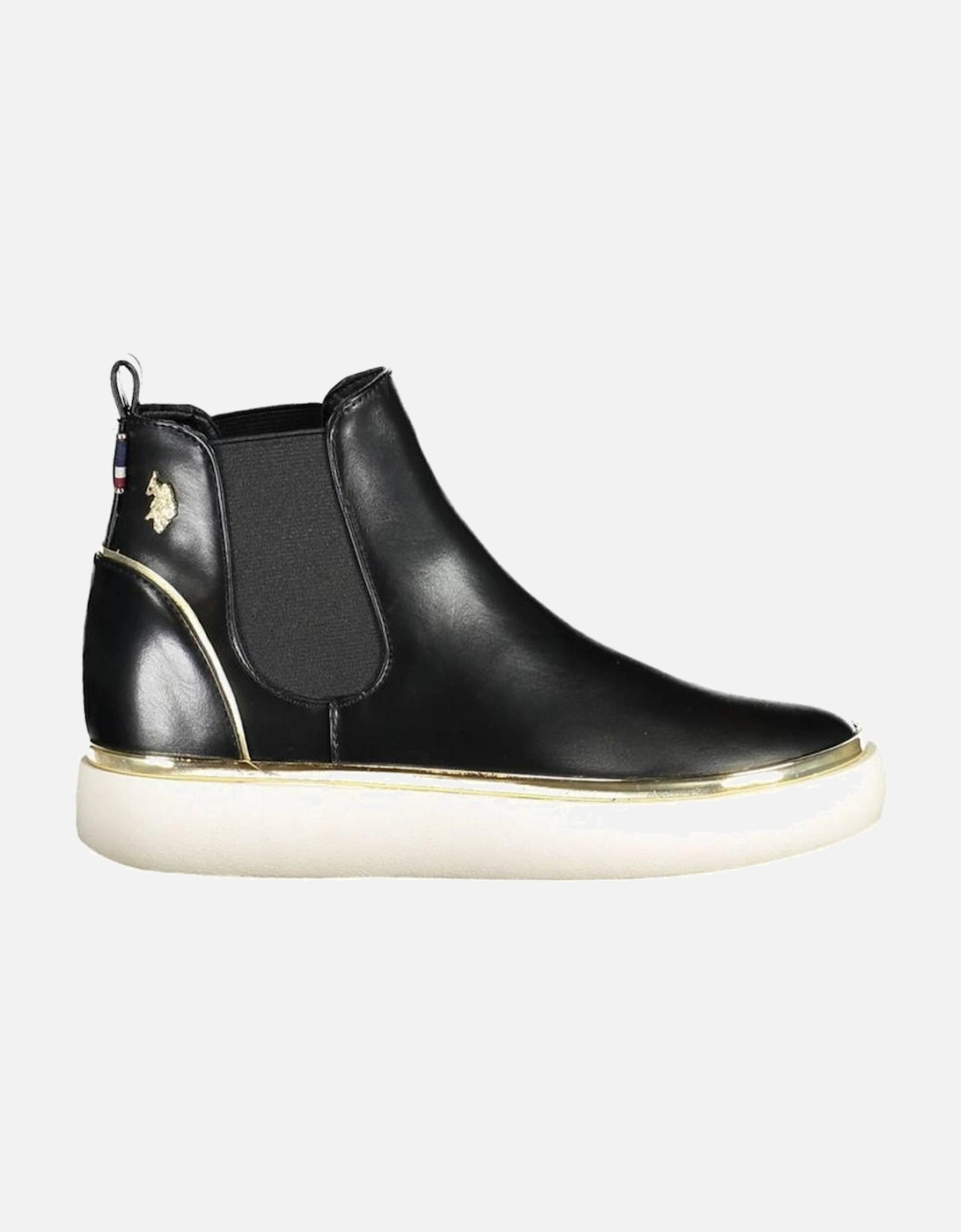 Low Boot with Side Elastic and Contrasting Details Women - Black, 4 of 3