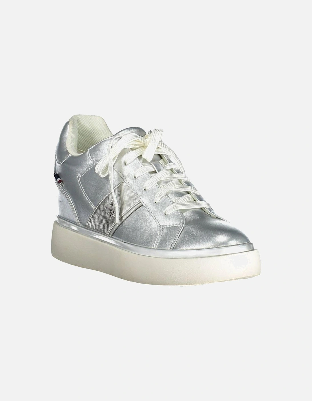 Contrasting Detail High-Fashion Sports Shoes Women - Gray Sneakers