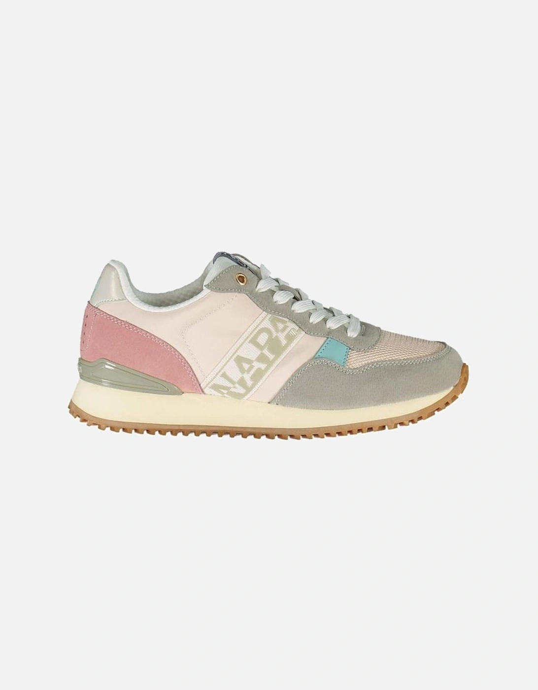 Contrasting Detail Sports Sneakers with Extra Laces Women - Pink, 4 of 3