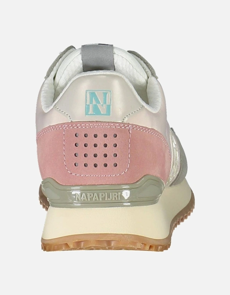 Contrasting Detail Sports Sneakers with Extra Laces Women - Pink