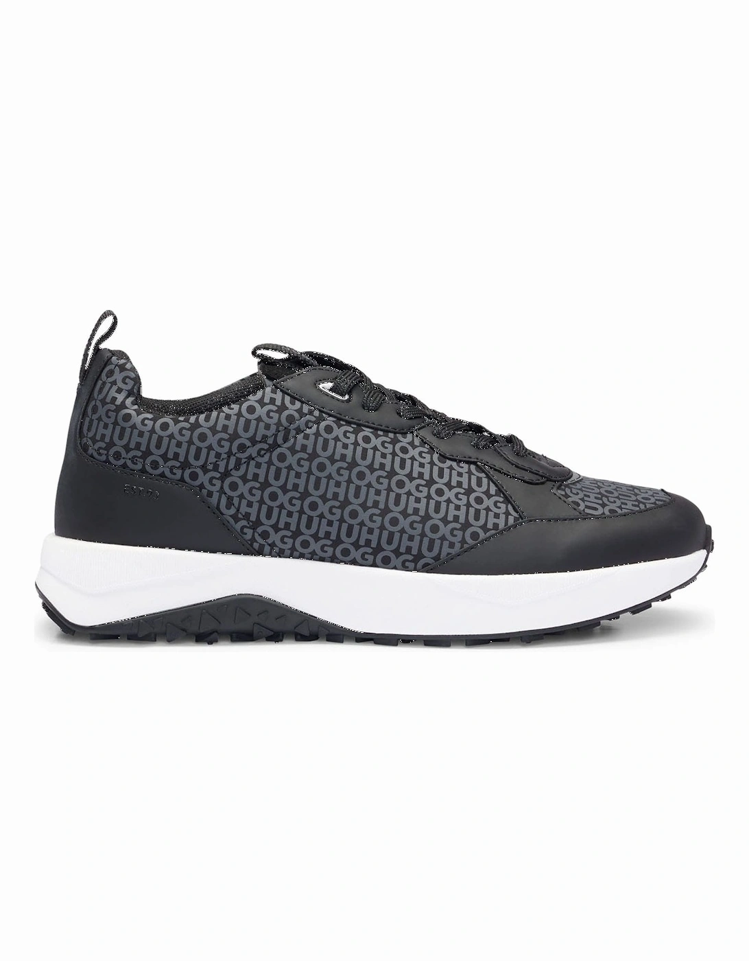 Mixed-Material Repeat Logo Trainers, 10 of 9