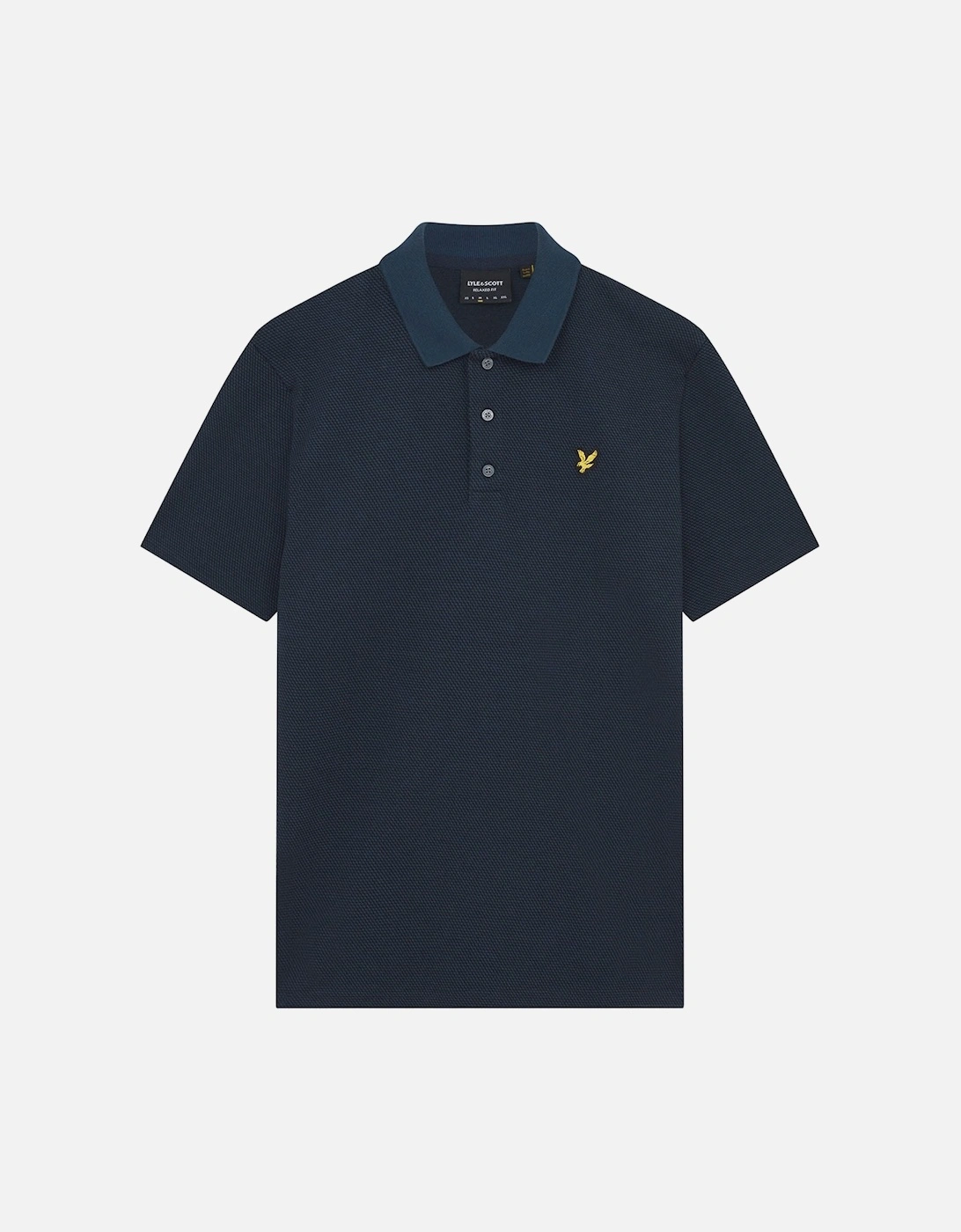 Tonal Texture Polo Shirt