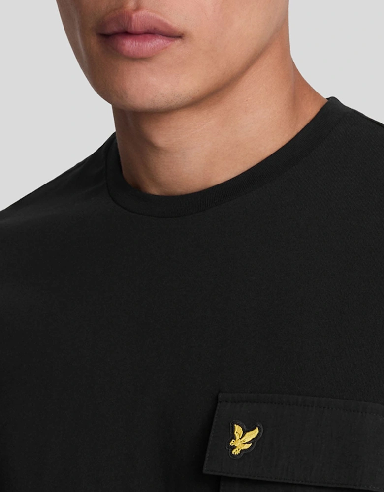 Woven Pocket T-Shirt
