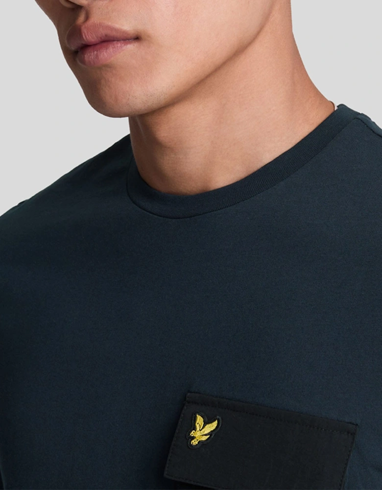 Woven Pocket T-Shirt