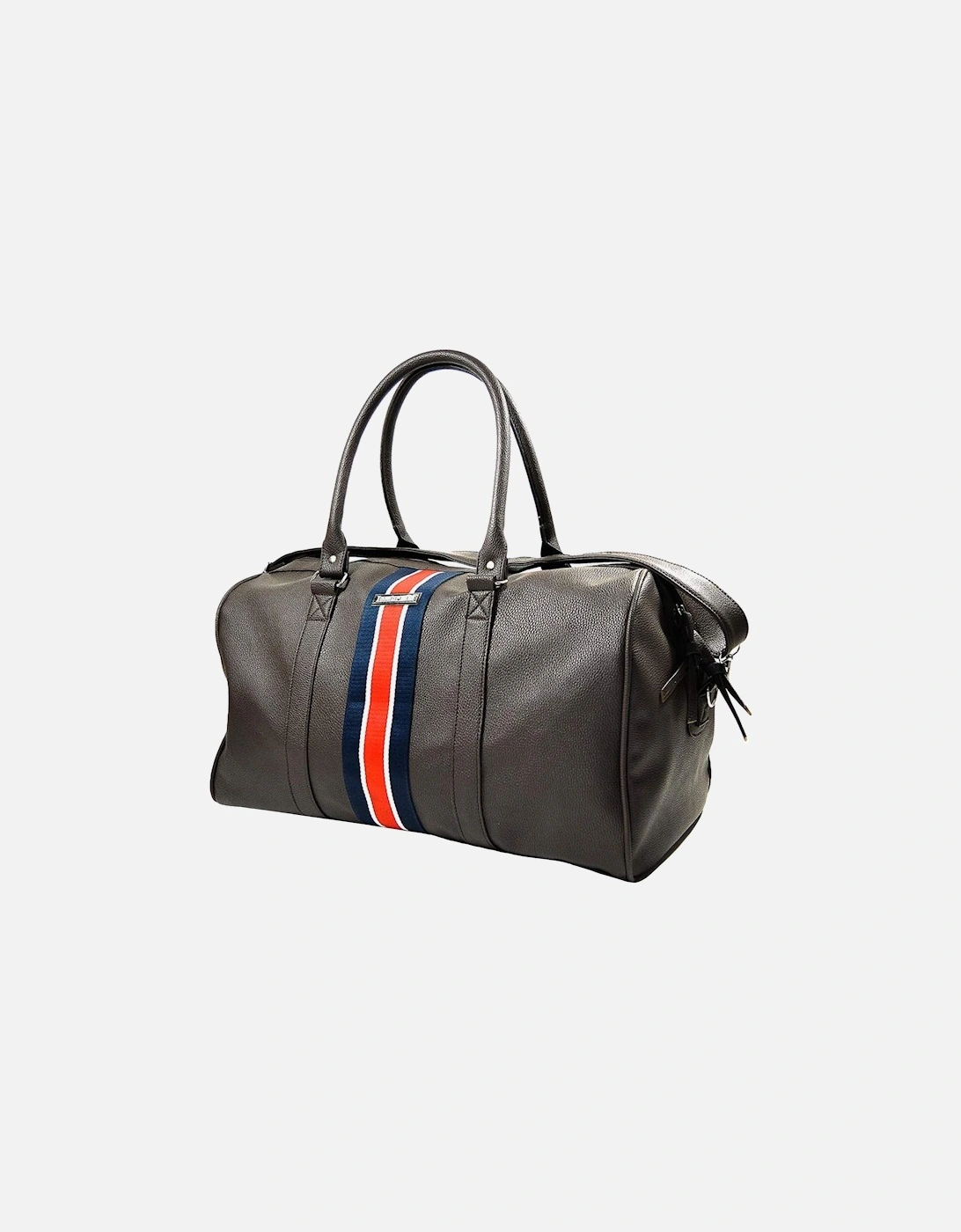 Mens Vintage Faux Leather Duffle Bag - Brown, 2 of 1