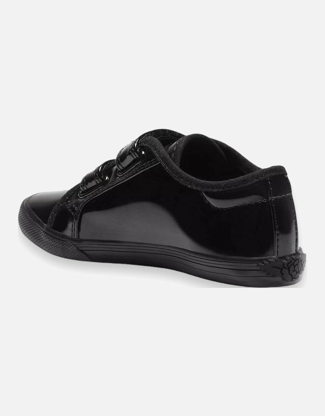 Girls ‘Lily’ Black Patent School Pumps