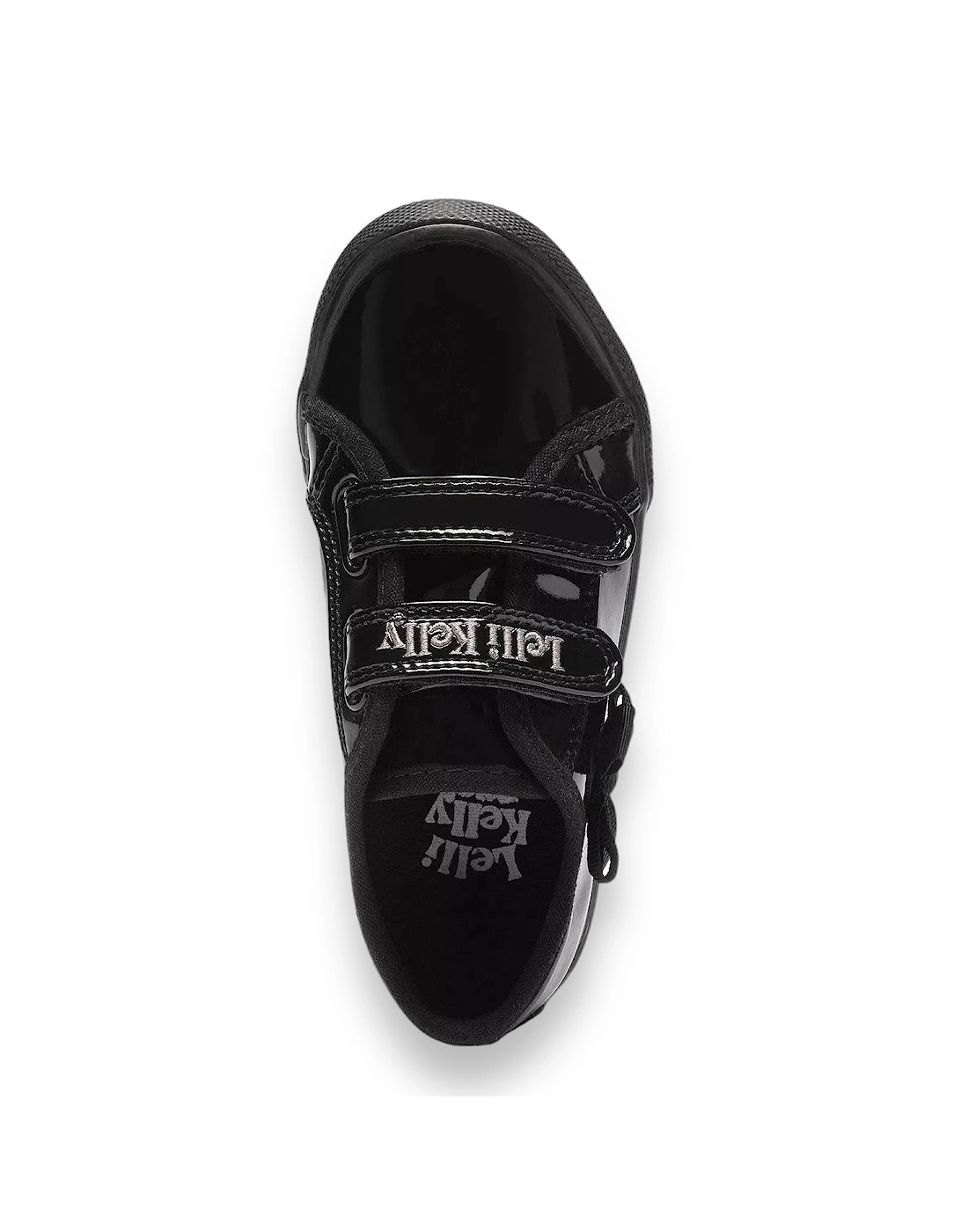 Girls ‘Lily’ Black Patent School Pumps