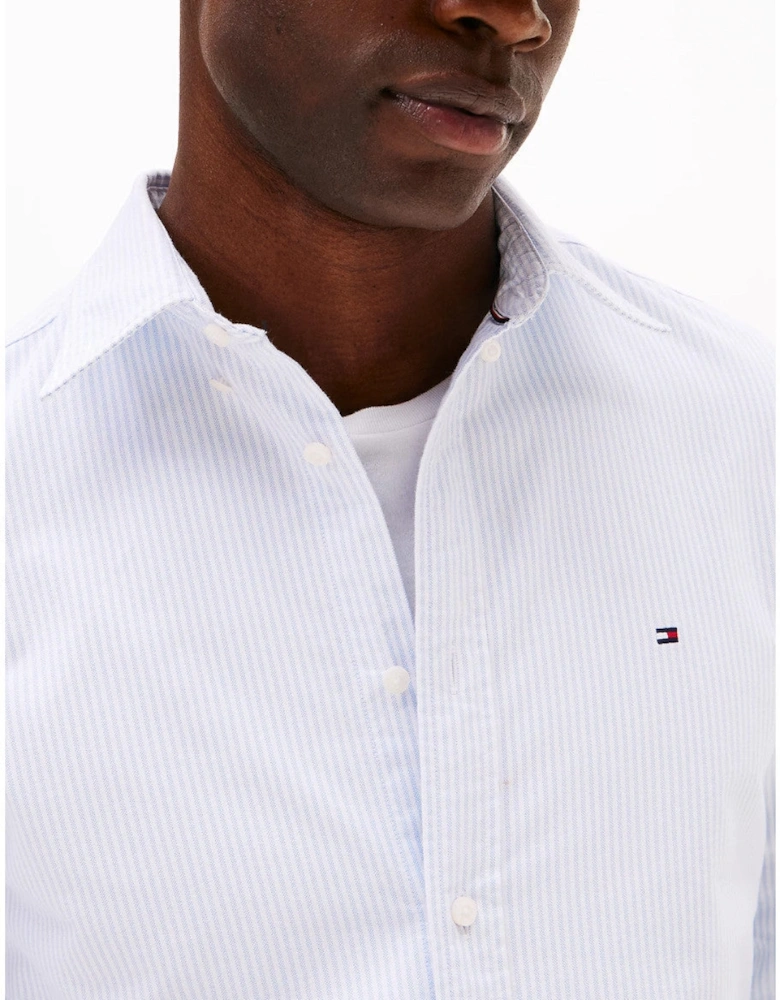 Heritage Oxford Stripe RF Shirt 0A9 Cloudy Blue/White