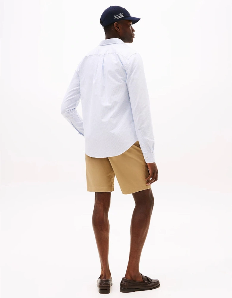 Heritage Oxford Stripe RF Shirt 0A9 Cloudy Blue/White