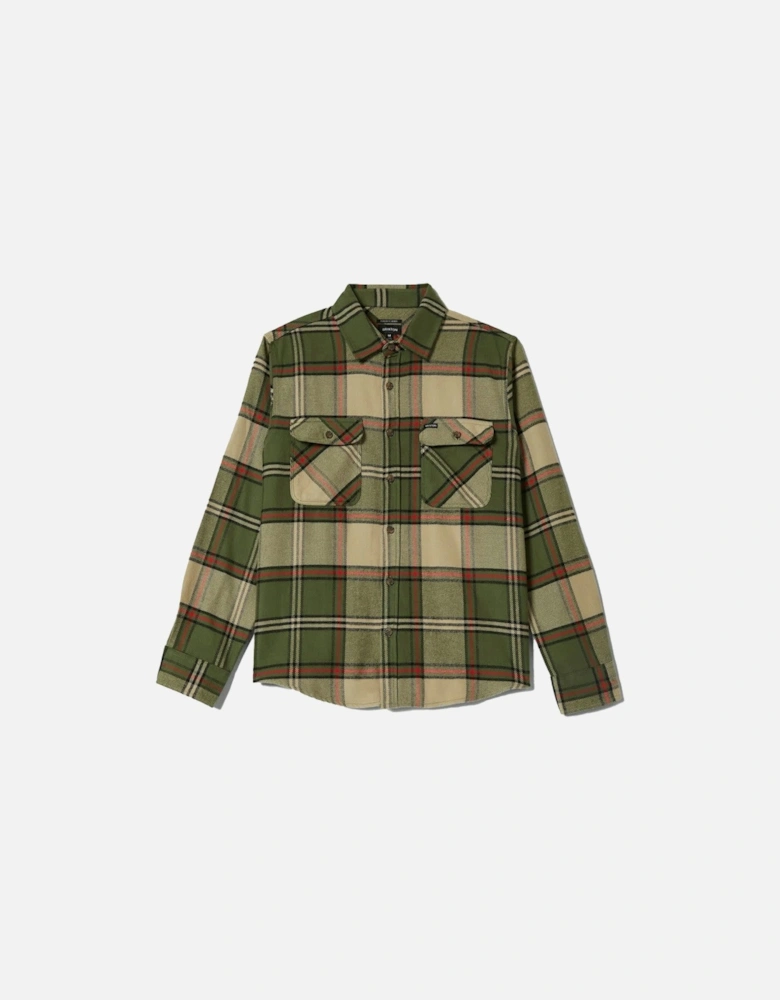Wild Green/Elm/Adrenaline Rush Bowery L/S Flannel Shirt