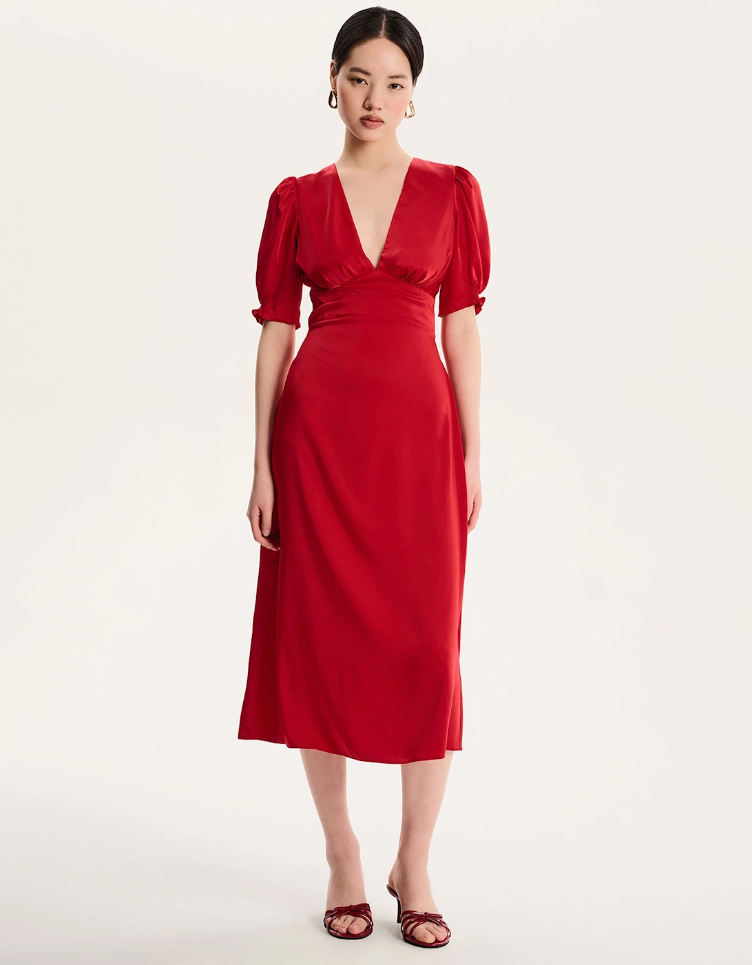 Odette Dress in Barbados Cherry, 6 of 5