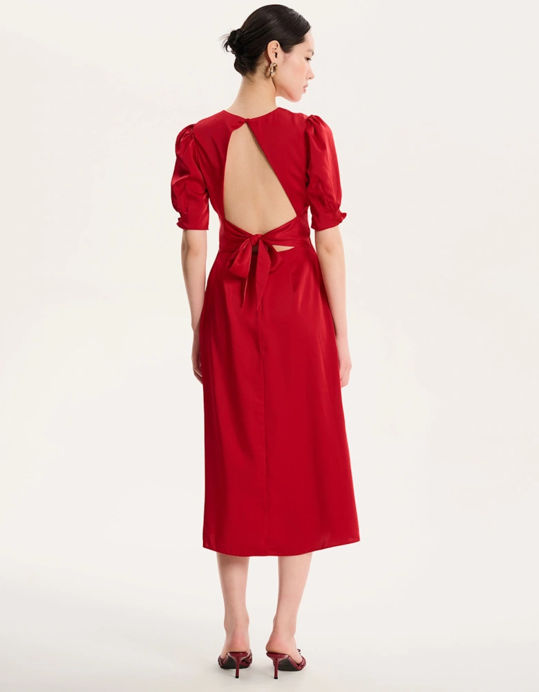 Odette Dress in Barbados Cherry