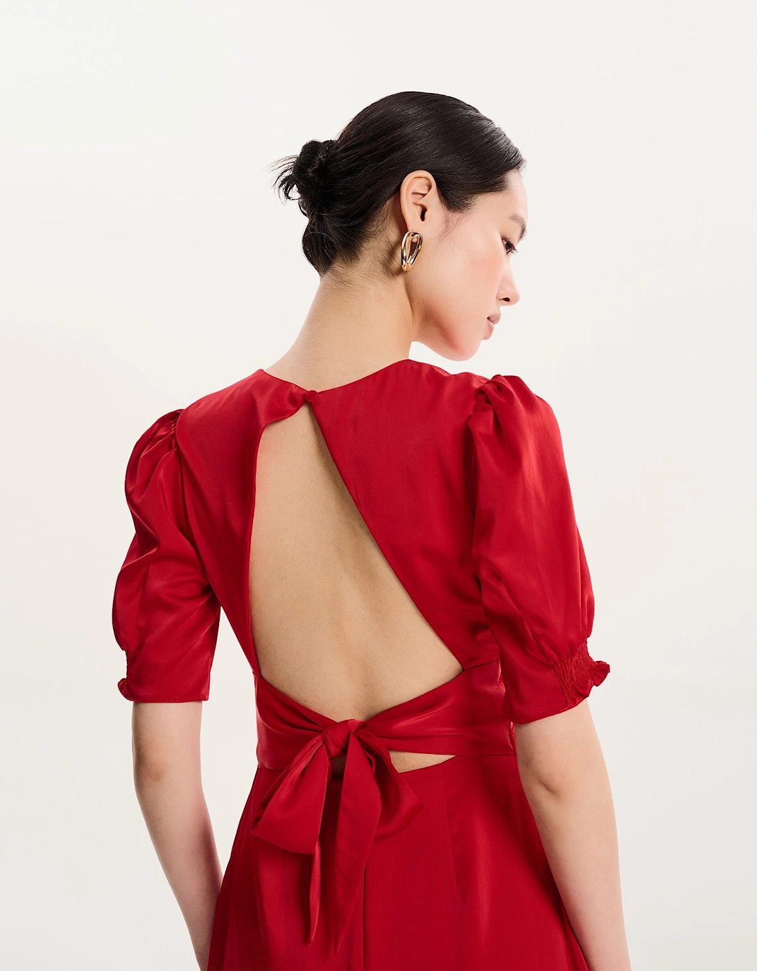 Odette Dress in Barbados Cherry