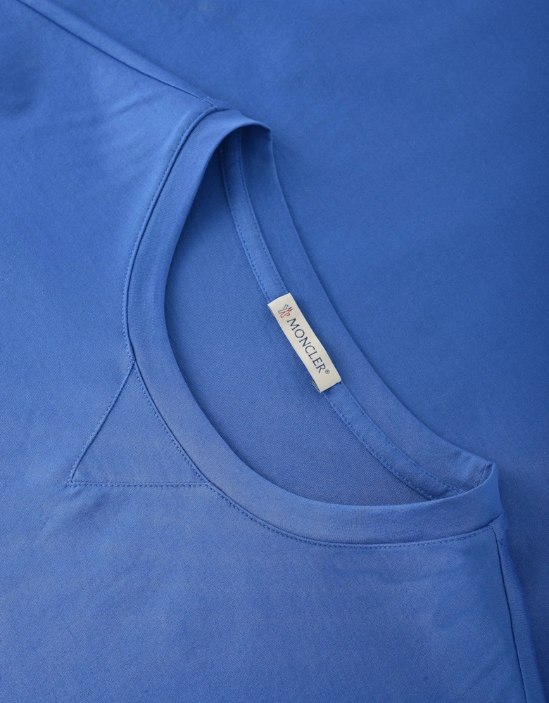 Double Patch Logo T-Shirt Blue