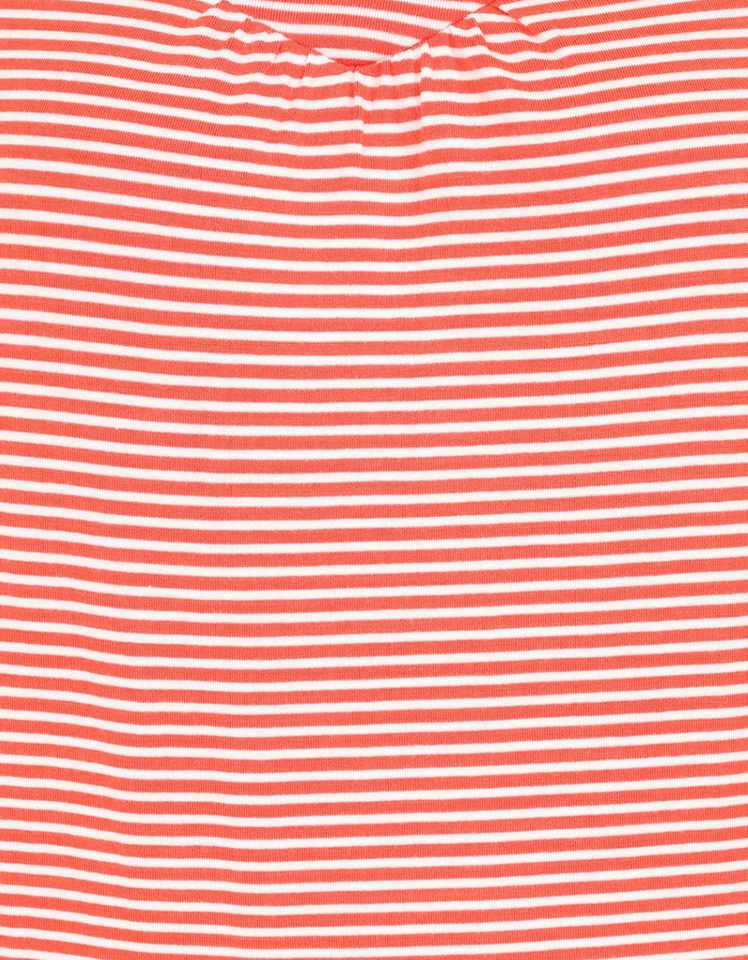 Mudd & Water Women's St Tropez Top Coral Stripe
