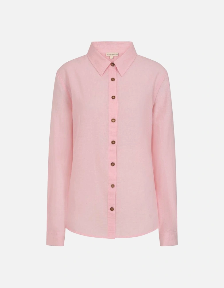 Mudd & Water Women's Drew Shirt Coral Blush