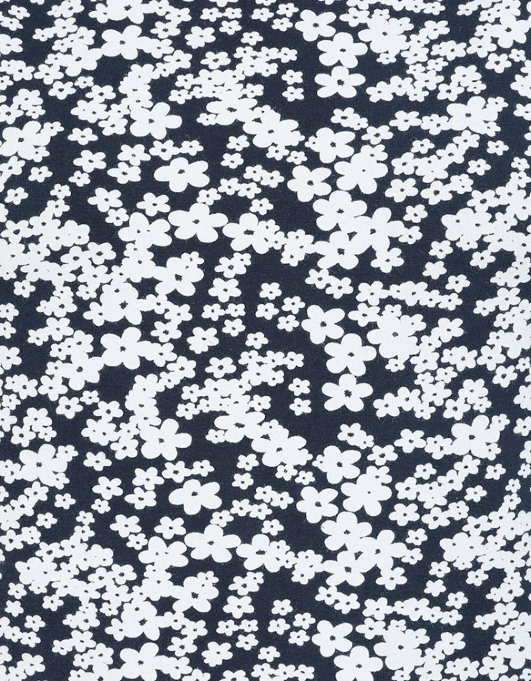 Mudd & Water Women's Kendall Top Flower Print Navy