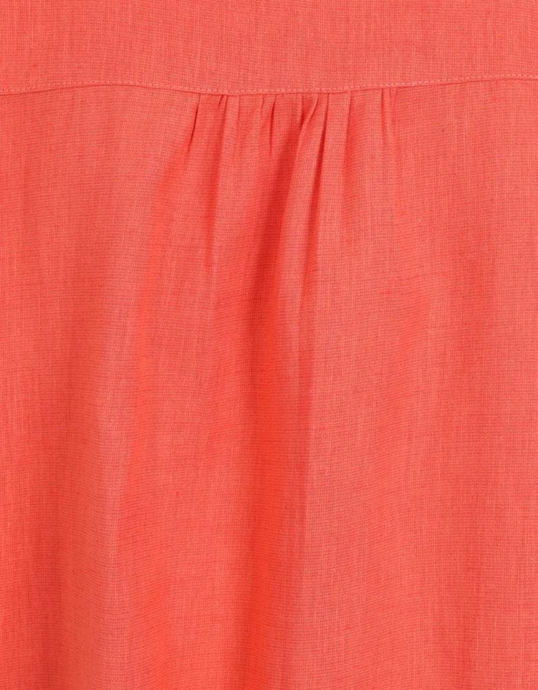 Mudd & Water Women's Summertime Smock Hot Coral