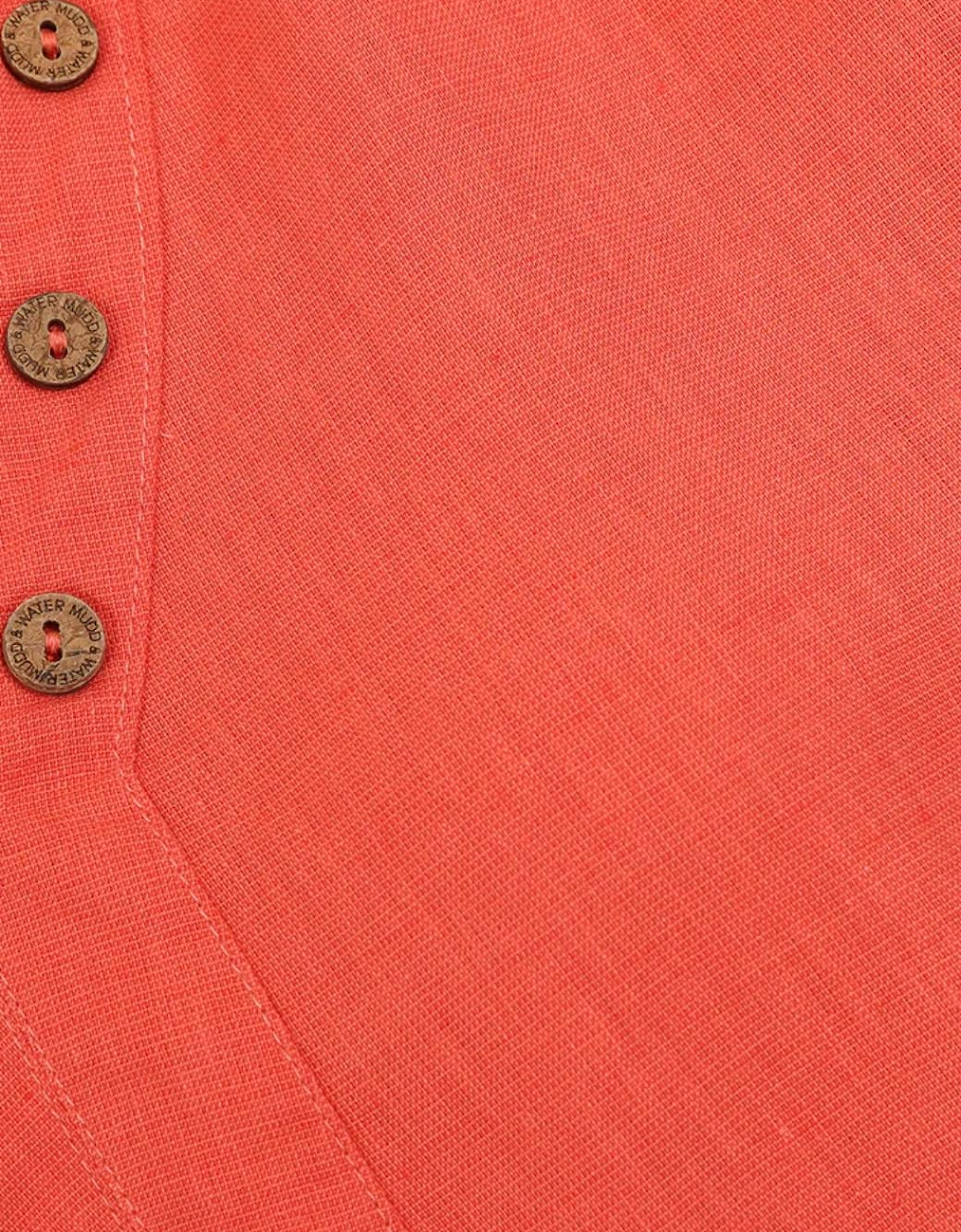 Mudd & Water Women's Summertime Smock Hot Coral