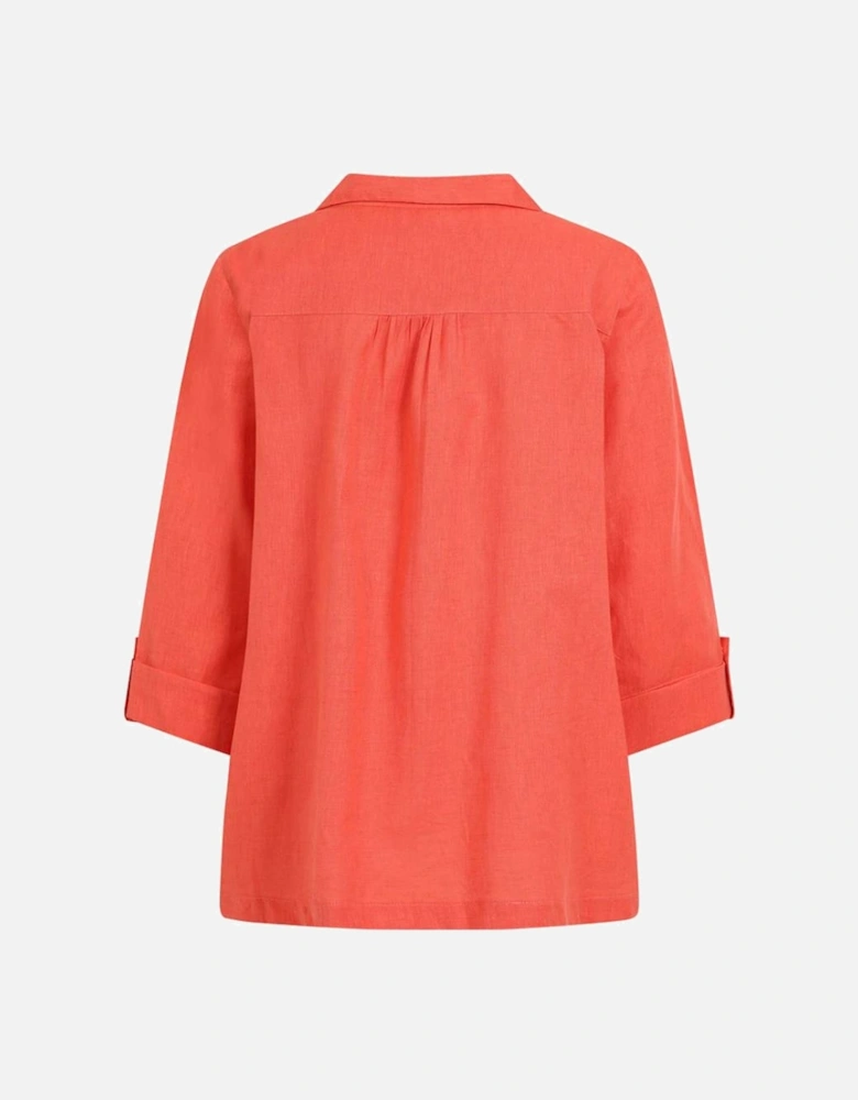 Mudd & Water Women's Summertime Smock Hot Coral