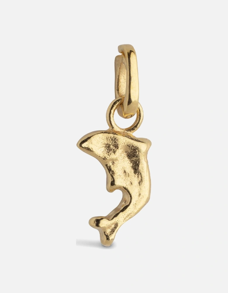 Joyful Dolphin Charm Gold Plated