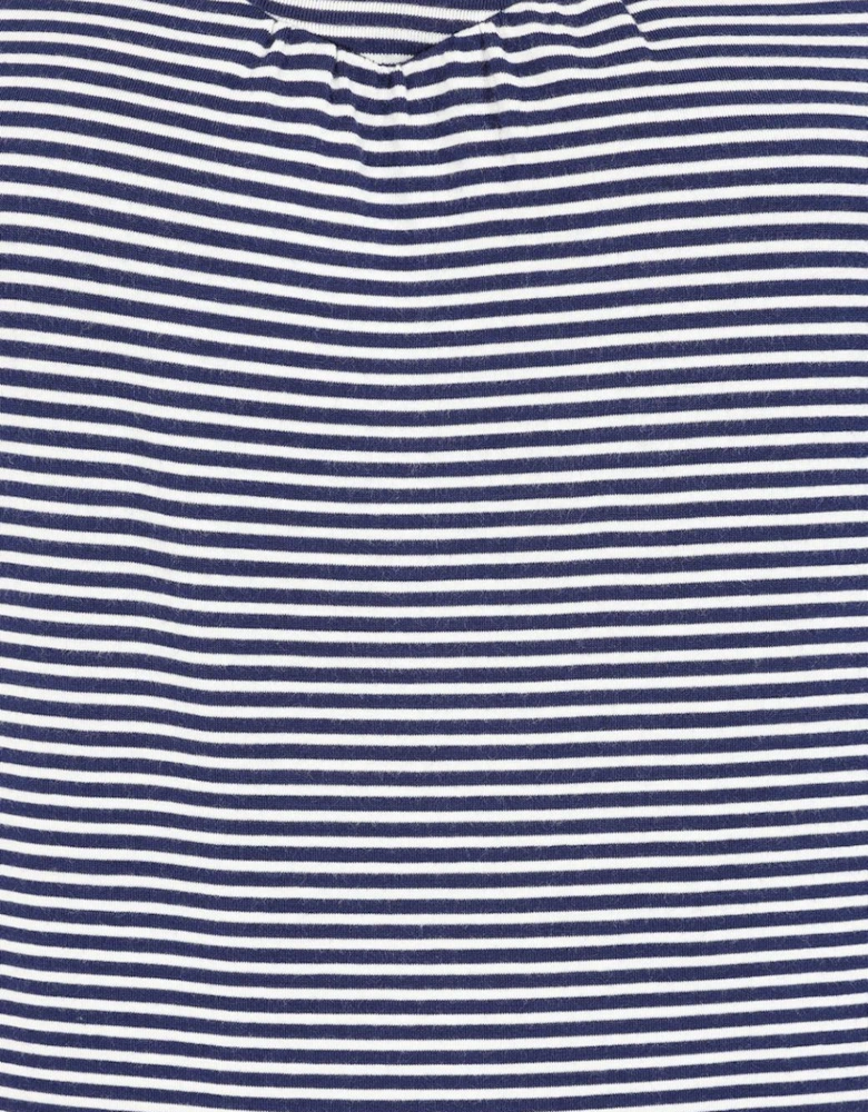 Mudd & Water Women's St Tropez Top Navy Stripe