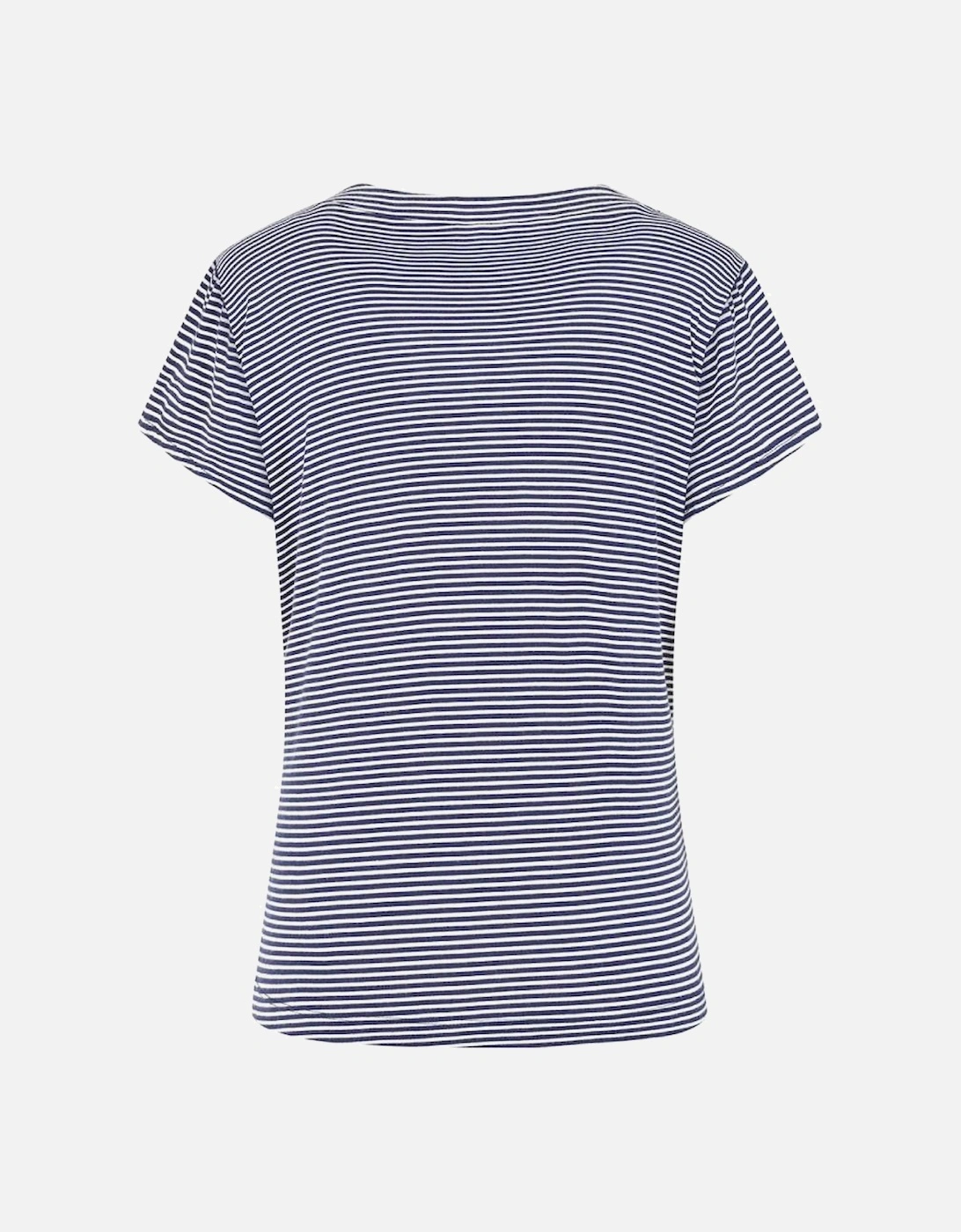 Mudd & Water Women's St Tropez Top Navy Stripe