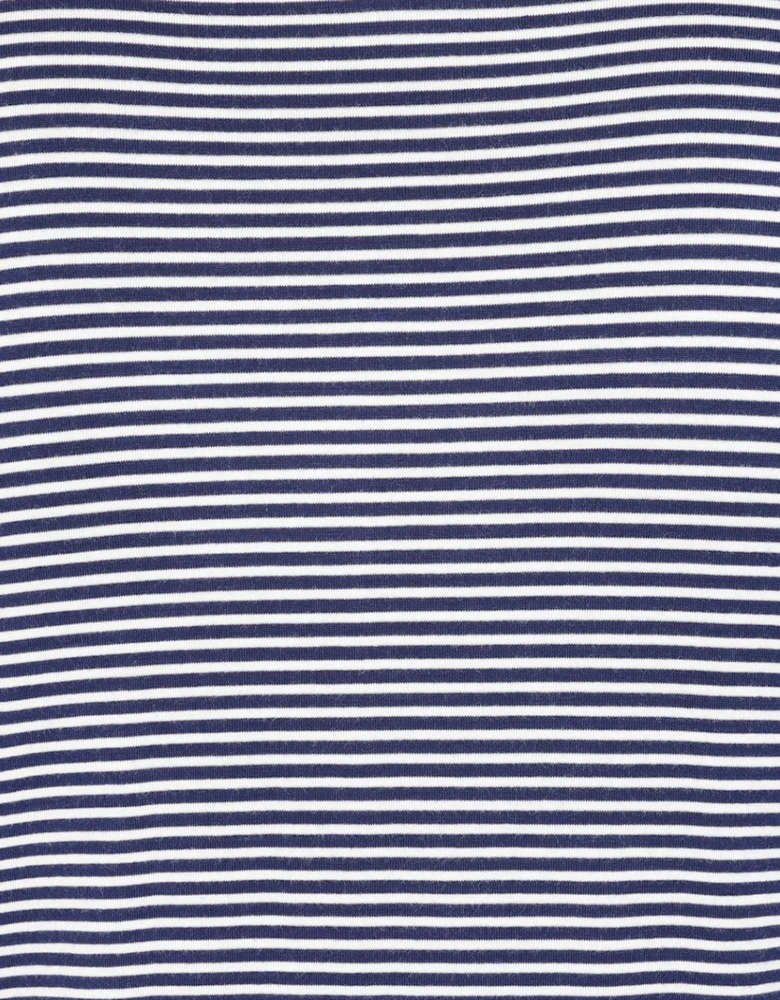 Mudd & Water Women's St Tropez Top Navy Stripe