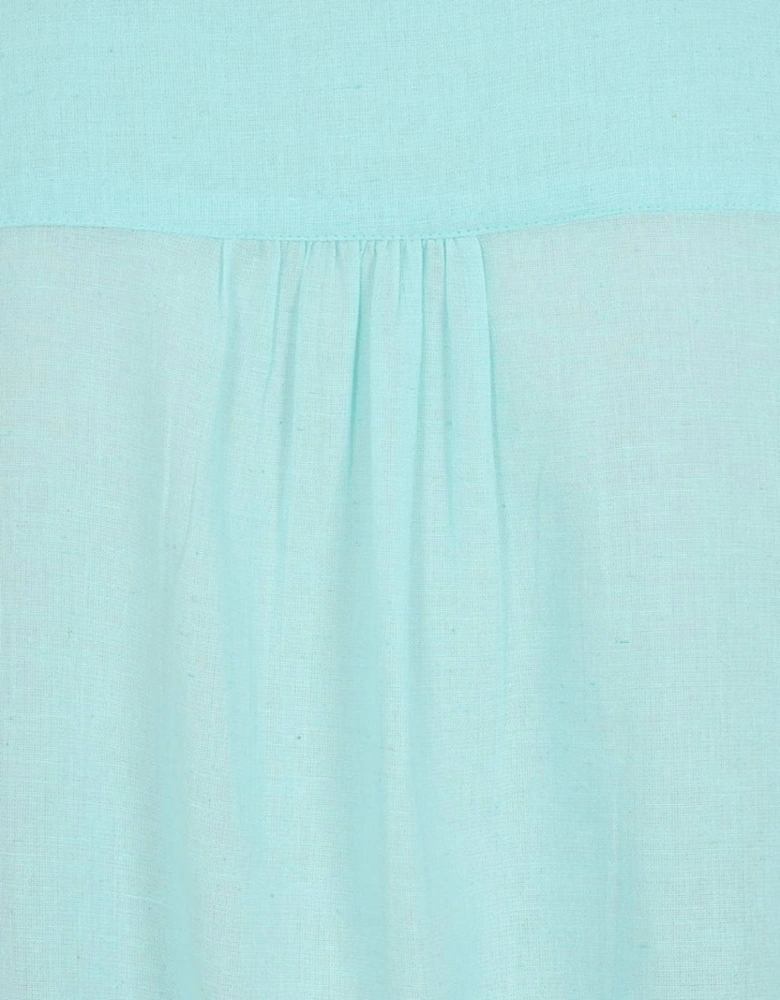 Mudd & Water Women's Summertime Smock Tangier Turquoise