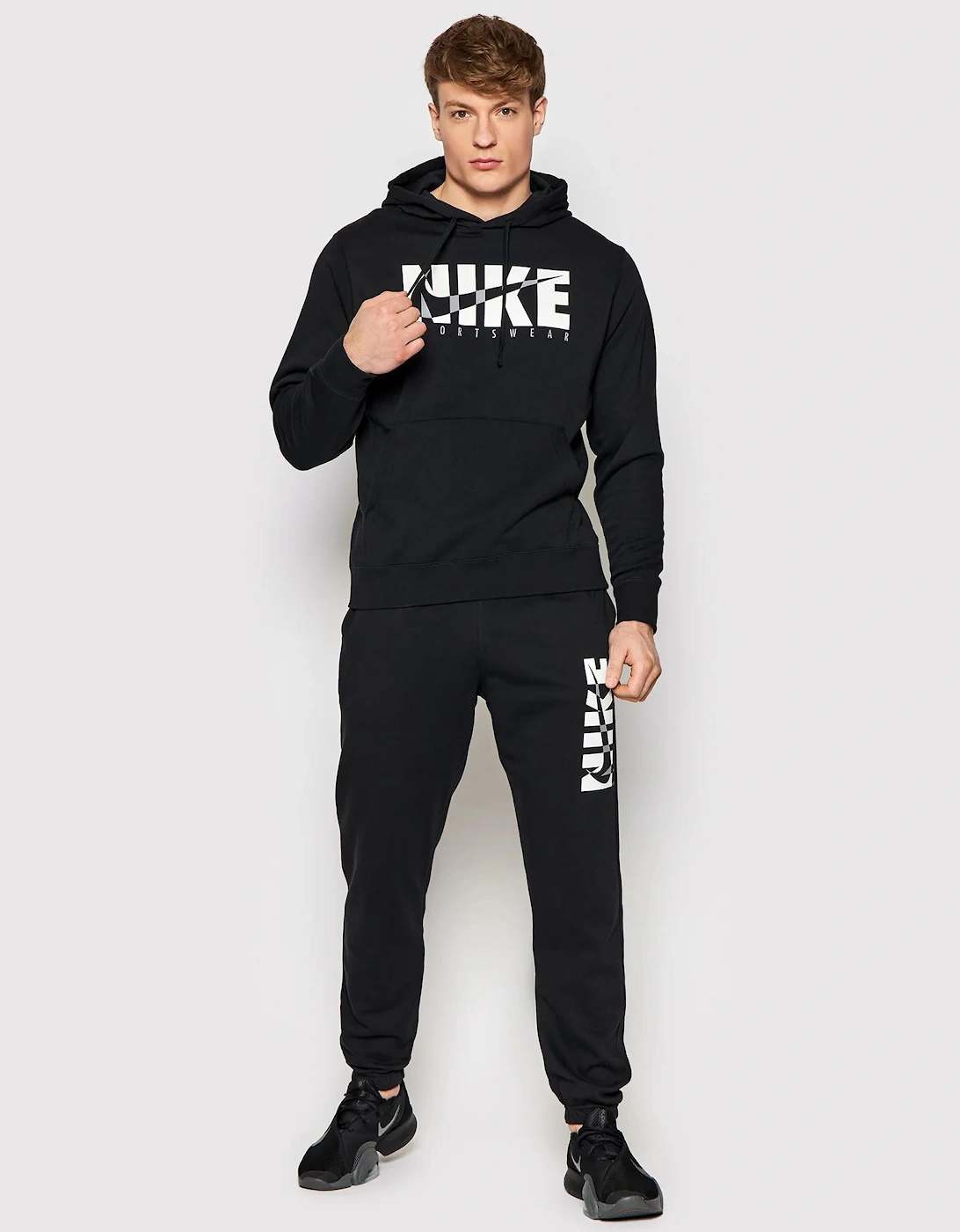 Men's Hooded Tracksuit Black, 7 of 6