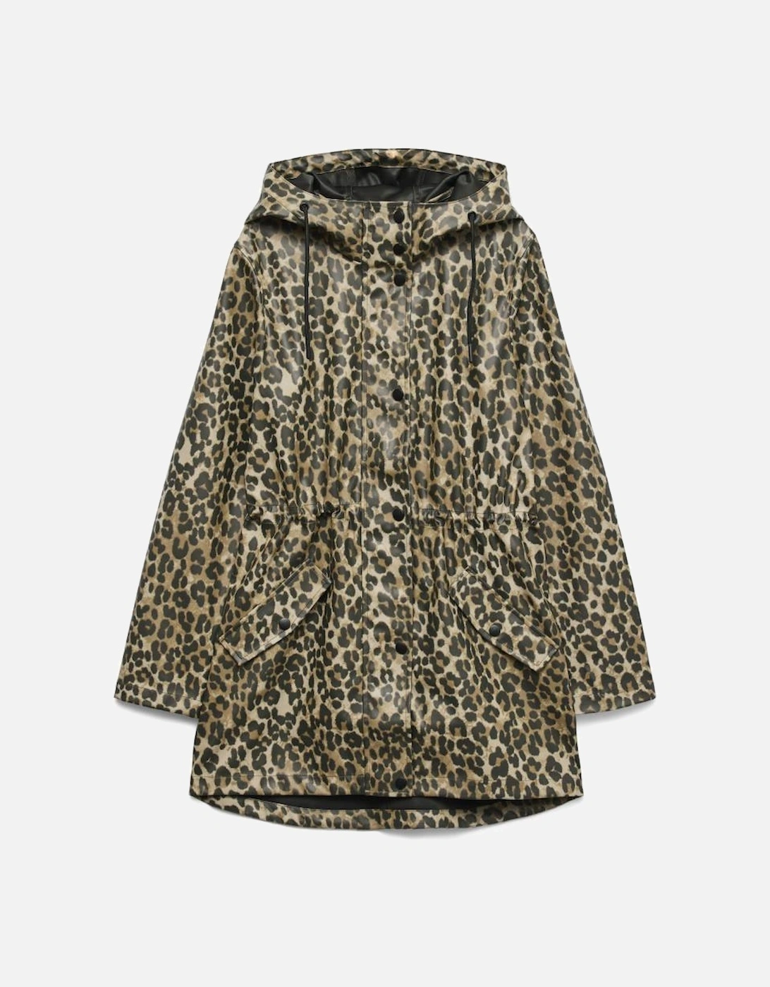 Malou Coated Printed Jacket Irish Cream Leo