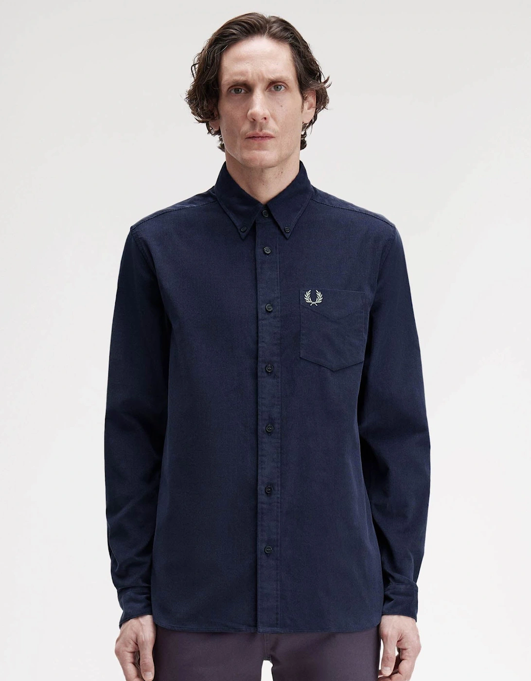 Needle Cord Shirt - Dark Airforce 738, 2 of 1