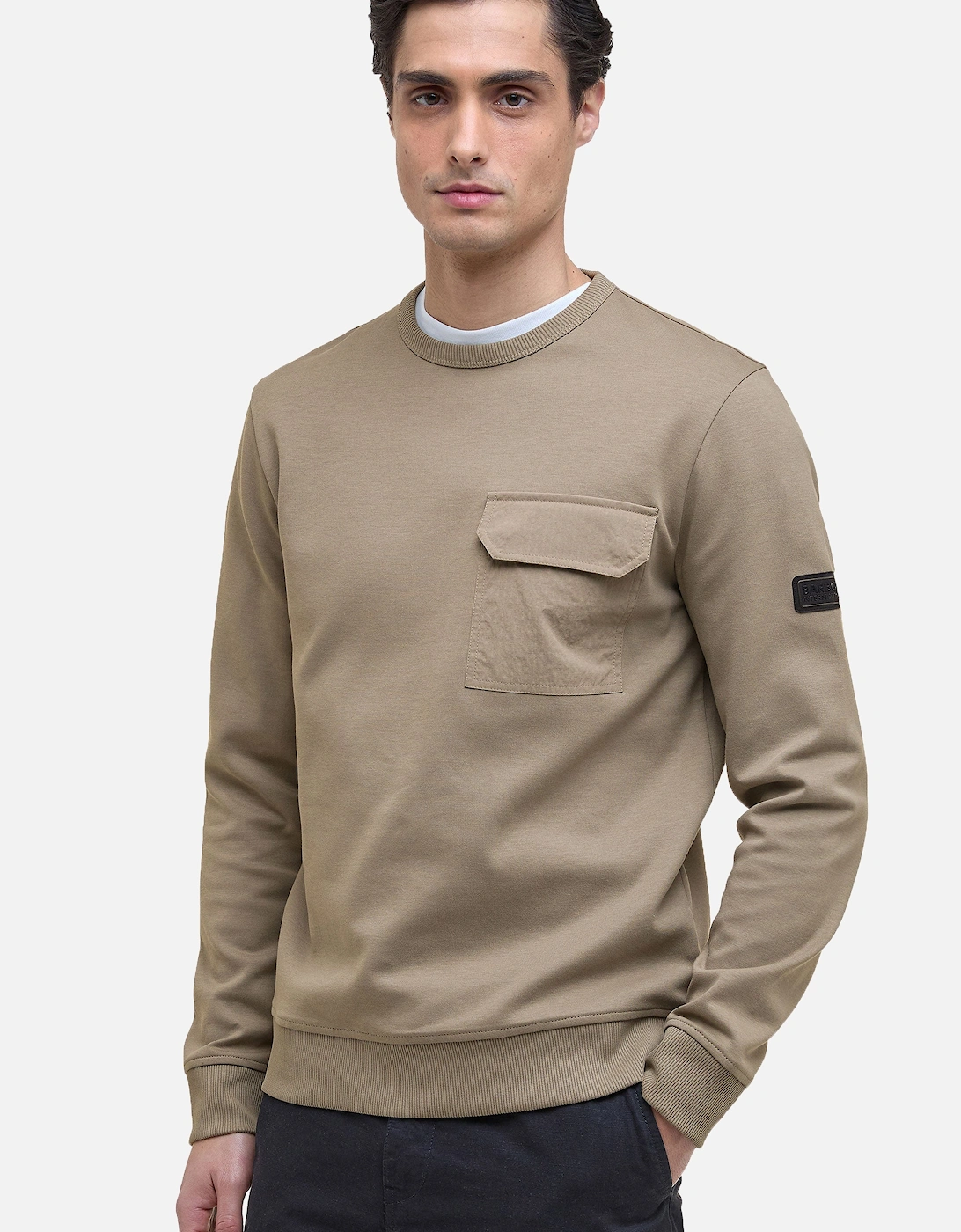 ILFORD INTERLOCK SWEATSHIRT BRINDLE